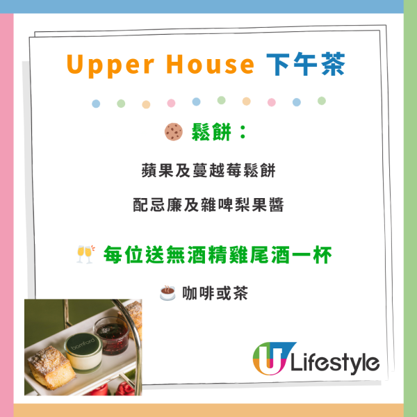 金鐘奕居Upper House下午茶半價優惠！最平$262 海景歎打卡鹹甜點