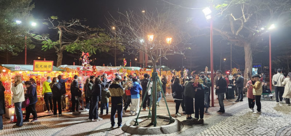 澳門臨時神香風車攤檔(圖片來源︰澳門旅發局) 澳門臨時神香風車攤檔(圖片來源︰澳門旅發局)