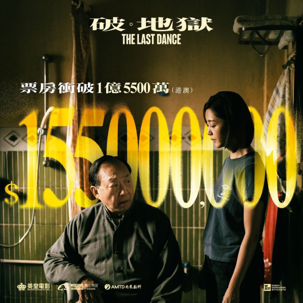 電影《破·地獄》港澳票房衝破1億5800萬（圖片來源：Facebook@TheLastDanceMovieHK）