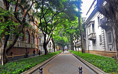 廣州沙面建築群（圖片來源︰廣州市荔灣區人民政府）