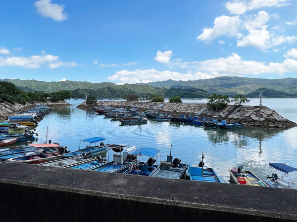 沙頭角避風塘「鏡中鏡」（圖片來源︰旅發局）