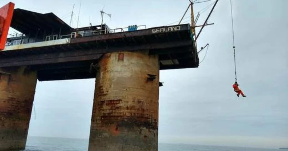 全國面積僅約550平方米（5,920呎），領土一眼睇晒！圖片來源：Principality of Sealand