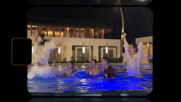 鍾麗緹大女布吉性感大解放！紅色火辣泳裝曬豐滿上圍 