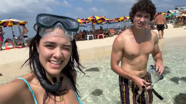 鍾麗緹大女布吉性感大解放！紅色火辣泳裝曬豐滿上圍 