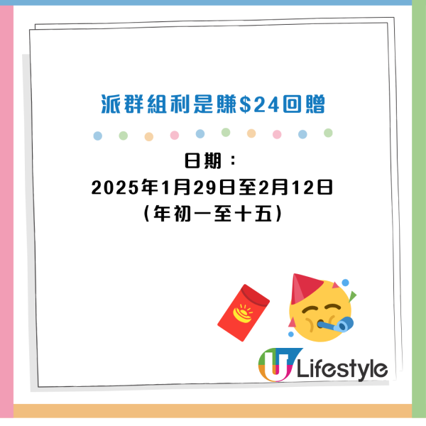 PayMe利是｜PayMe年廿九起派高達$88大利是！即睇開搶時間！派群組利是賺$24回贈！