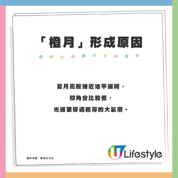 維港夜空現超靚「橙月」天文台拆解月亮變橙紅色原因