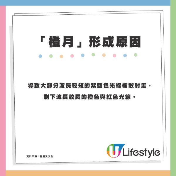 維港夜空現超靚「橙月」天文台拆解月亮變橙紅色原因