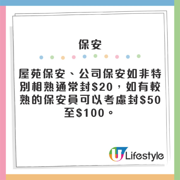 2025派利是公價｜同事、保安派幾多？同事子女都要俾？回禮利是封幾多錢？