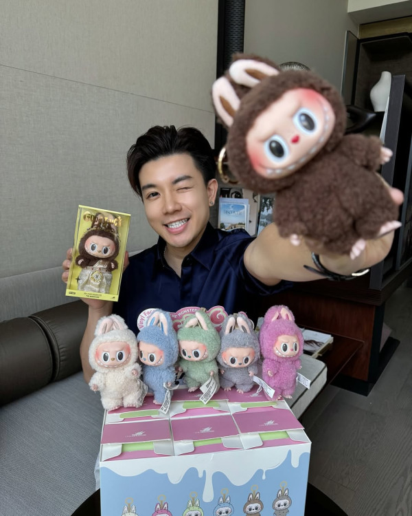 龔嘉欣「細佬」遊泰被提醒要小心 狂掃人氣公仔Labubu：抽中人生第一隻隱藏版 