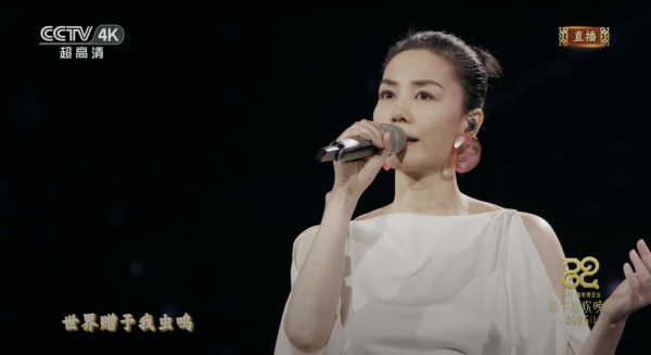 王菲激罕現身春晚 網民大讚被靚聲「超渡」！髮際線腮紅妝登熱搜料掀潮流 