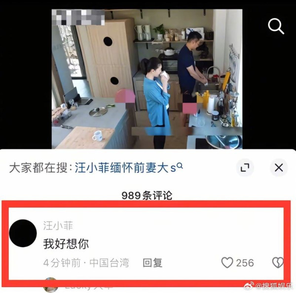 大S離世｜前夫汪小菲於懷念大S影片下叫老婆 深情留言稱呼被網民怒斥不尊重