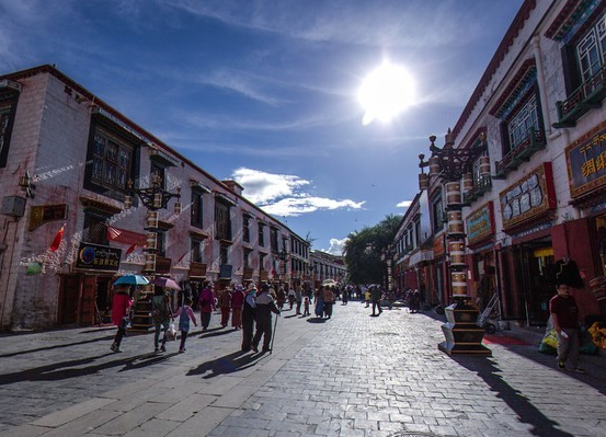 西藏必去景點︰八廓街（圖片來源︰西藏旅遊網官網）