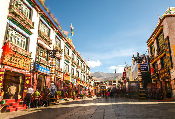 西藏必去景點︰八廓街（圖片來源︰西藏旅遊網官網）