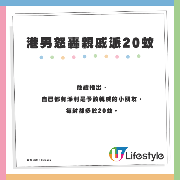 港男收親戚$20利是極不忿！3大原因怒轟「好肉酸」網民：只係祝福