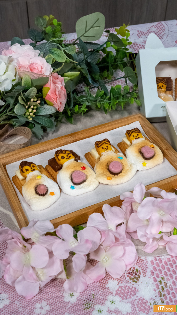 簡單3步可愛情人節朱古力食譜    人仔被鋪S'more烤棉花糖朱古力夾心餅