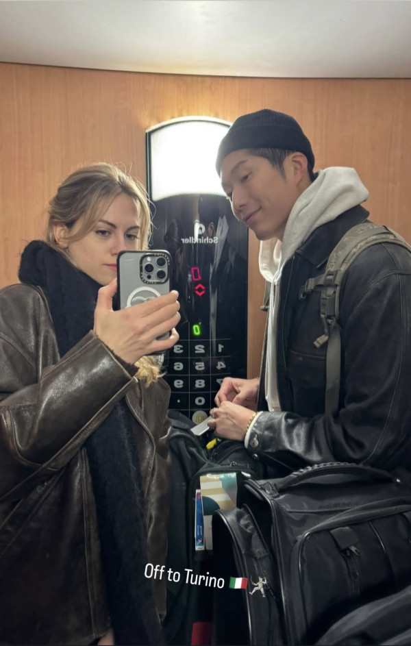張家朗與法籍劍手女友赴意大利比賽！罕有放閃甜曬合照 