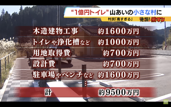 日本奈良鄉村花1億円豪建公廁!村長惹公憤解釋原因!頂級設施用料曝光