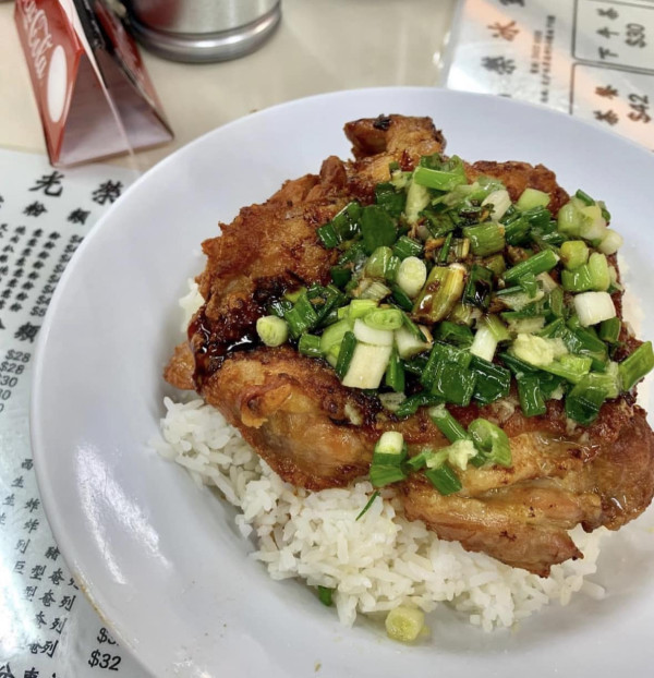 蔥油雞扒飯