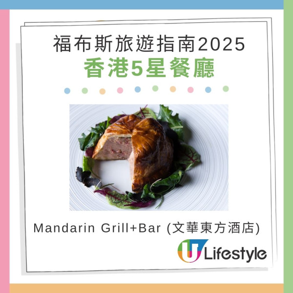 福布斯旅遊指南2025｜香港7間酒店、9間餐廳獲五星評級！附6大貴婦SPA推介 