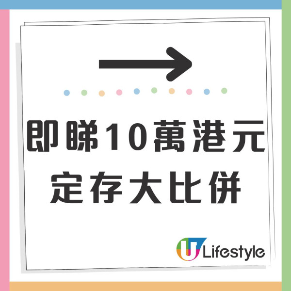 港元定存2025｜利是錢儲蓄想高息又保本? 10萬定存單月賺6.18厘