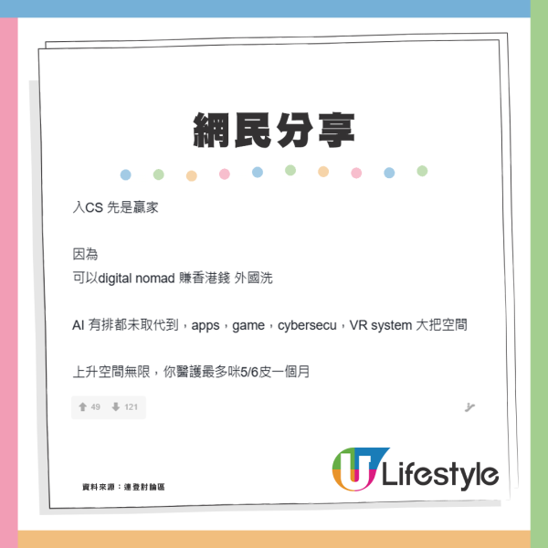 打工仔回顧5大學科出路！忠告中學生揀讀呢一科「慘過乞食」人生規劃建議