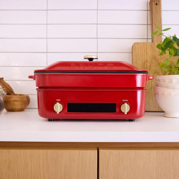 BRUNO升級版電子多功能電熱鍋登場！內置四種煮食模式/實現六種煮法/3L大容量深鍋