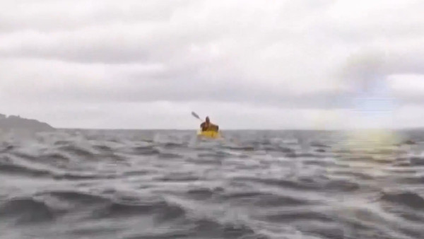 有片！男子划艇遭座頭鯨一啖吞下吐出 超驚險罕有畫面曝光！ 