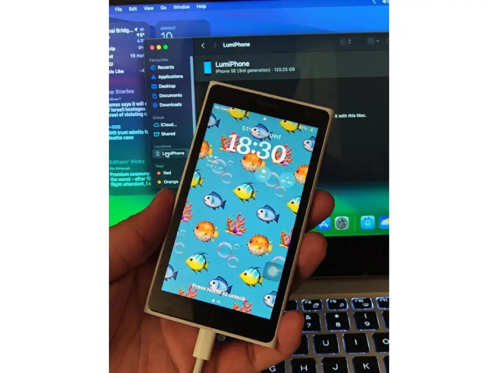 將 iPhone SE 3 放進 Nokia Lumia 1020 會變成怎樣？ 網民出 Post 證能實際運作