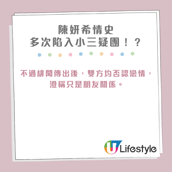 陳妍希離婚｜情史豐富曾屢被誤會是小三！被金像影后撮合與古天樂約會？！