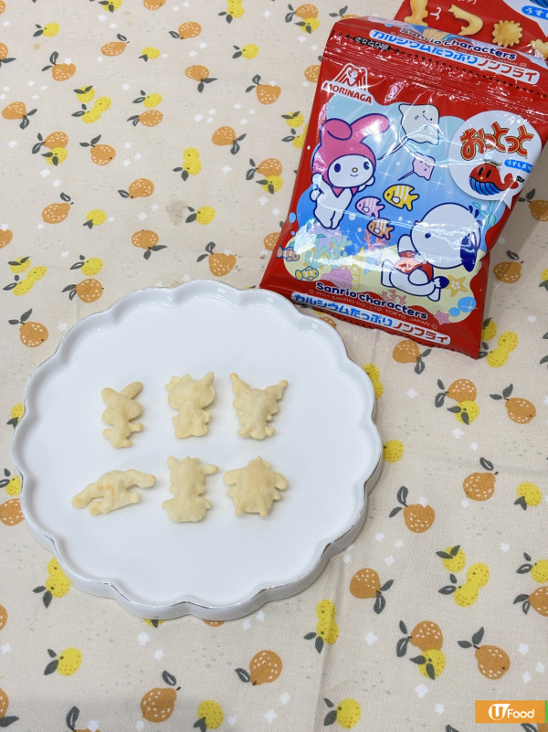 759阿信屋推出Sanrio角色造型魚仔餅及蘋果味餅乾  玉桂狗／Kuromi／MyMelody／PC狗