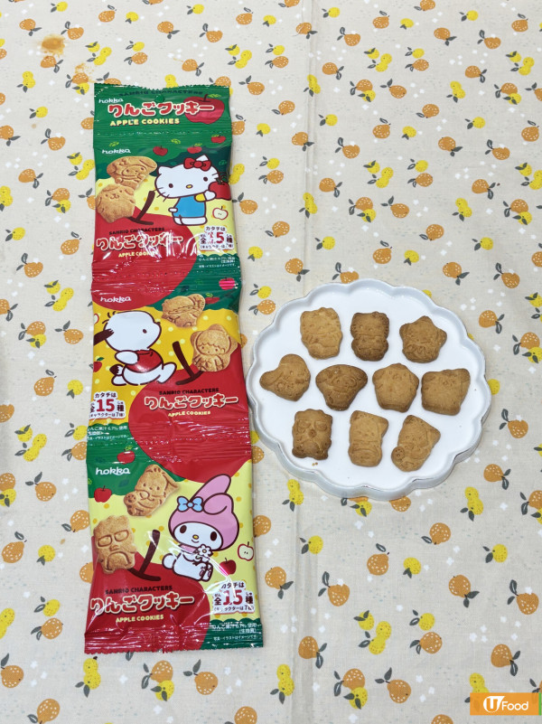 759阿信屋推出Sanrio角色造型魚仔餅及蘋果味餅乾  玉桂狗／Kuromi／MyMelody／PC狗