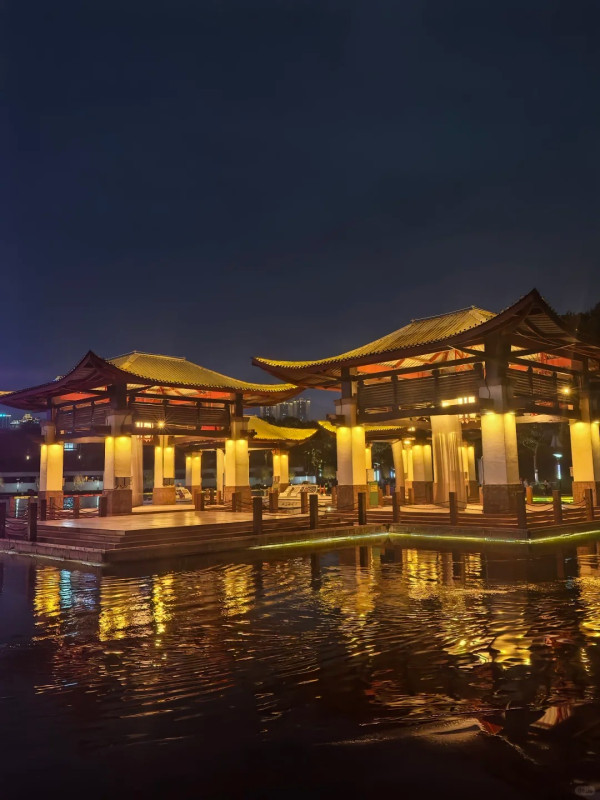 千燈湖公園（圖片來源：小紅書@磚頭的成長旅程）