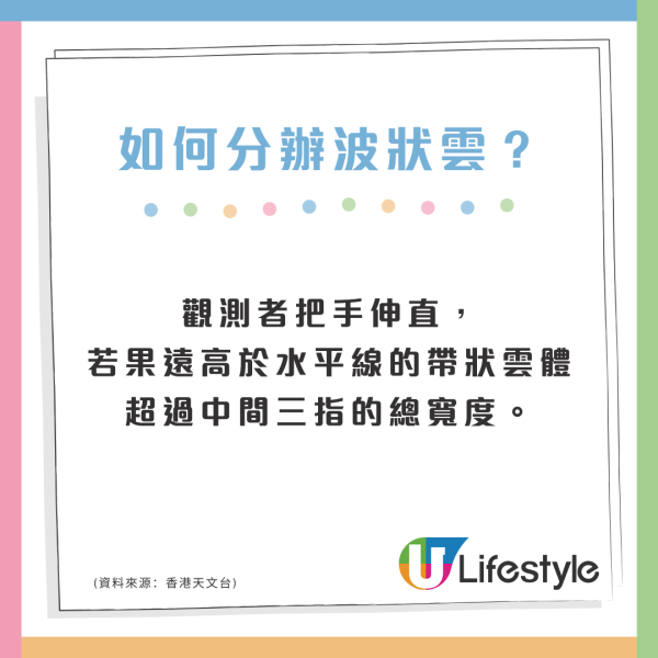 本港天空現「指紋」呈波浪狀雲海 天文台解構波狀雲現象