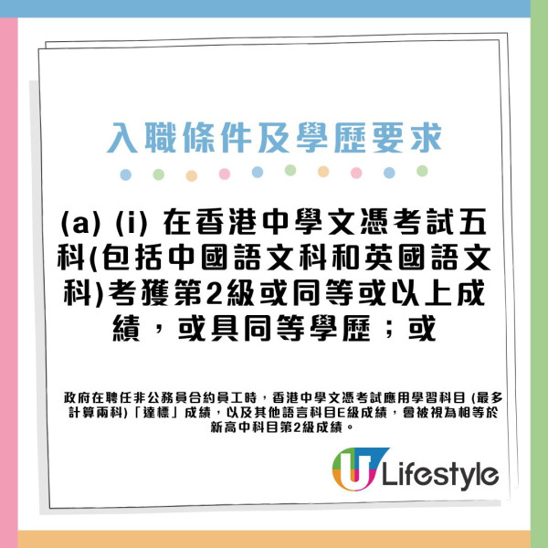 非公務員合約兼職帶位員組長招聘｜時薪$85 附政府工入職條件／學歷要求／申請方法