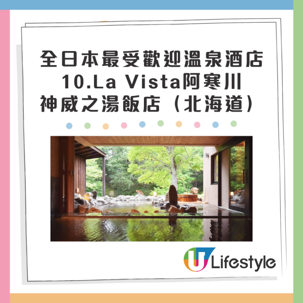 全日本溫泉酒店10大排行榜！港人愛去箱根溫泉、有馬溫泉10強不入 
