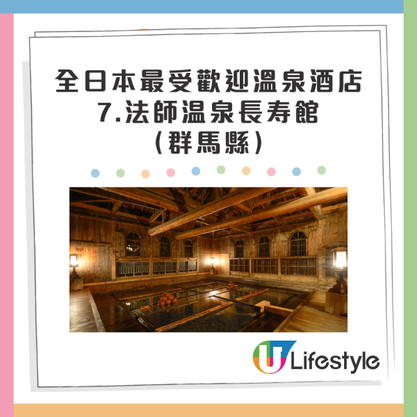 全日本溫泉酒店10大排行榜！港人愛去箱根溫泉、有馬溫泉10強不入 