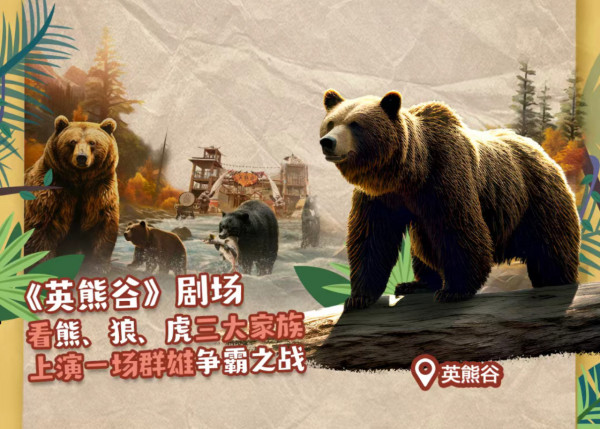 長隆森林王國主題區域｜05. 英熊谷