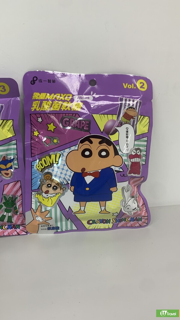 台灣便利店尋寶！蠟筆小新軟糖食得又玩得 包裝竟隱藏紋身貼紙 