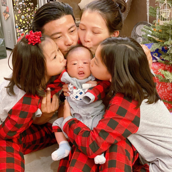 蔡少芬張晉5歲囝囝近照曝光父子超似樣!狼尾長髮造型激似爸爸惹驚呼:係一個餅印