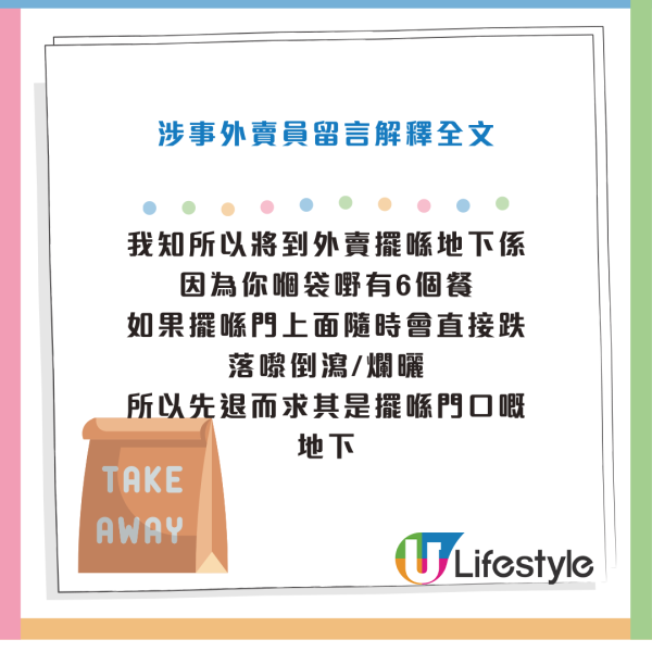 Keeta外賣員索貼士不果疑報復！食物丟地上似棄置垃圾！外賣員現身解畫 平台最後咁處理...