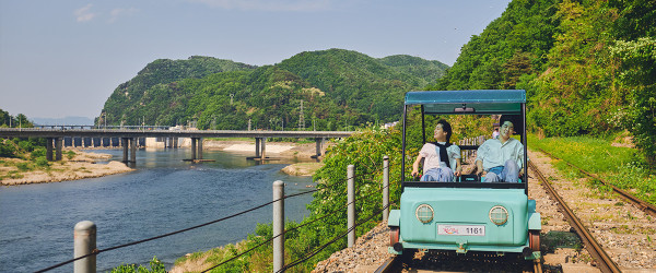 江村鐵路自行車（圖片來源︰railpark）