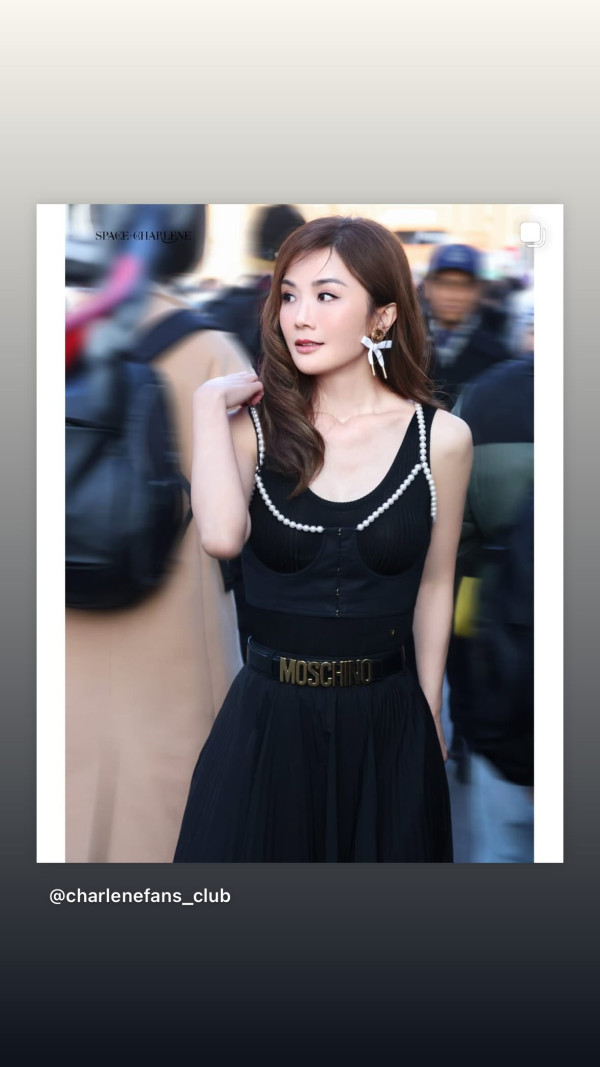 42歲人氣天后蔡卓妍首征米蘭時裝週 托胸馬甲上陣 偏平身材忽然有料 