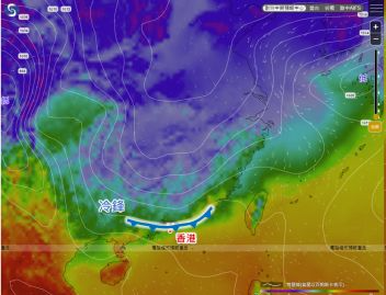 天文台：冷峰周二橫過廣東料潮濕兼降雨！本周中後期氣溫再下降