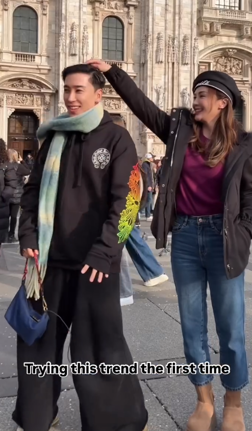 42歲阿Sa蔡卓妍驚現「蝦餃下巴」 現身米蘭真實狀態童顏不再？ 