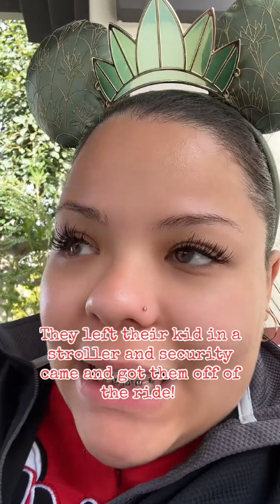 加州迪士尼設施大排長龍 父母為享二人世界將BB車連孩子棄路邊