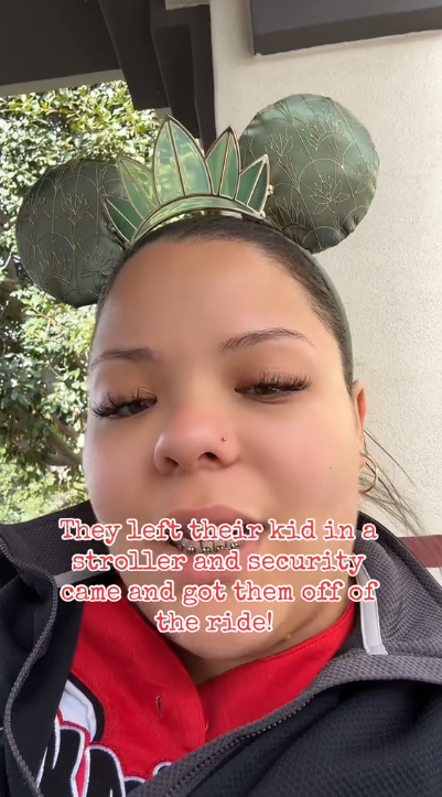 加州迪士尼設施大排長龍 父母為享二人世界將BB車連孩子棄路邊