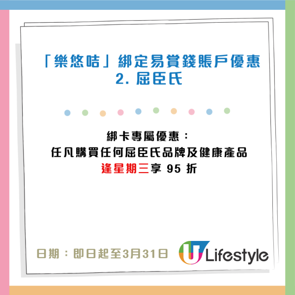 長者優惠｜百佳/屈臣氏3月「樂悠咭」優惠！買泰國米／肉類／健康產品低至5折！綁定易賞錢免費送禮！