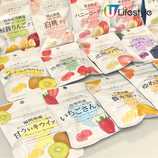 日本必買手信2025！日本製地區特產水果軟糖 共67種口味/超濃果香！附開箱試食 