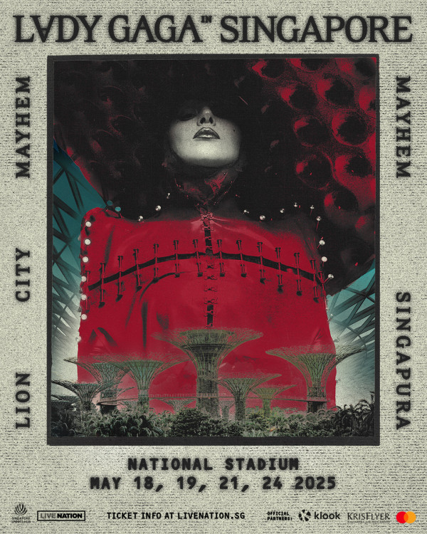 Lady Gaga新加坡演唱會購票攻略｜亞洲唯一一站5月開足四場！附票價/套票連結 