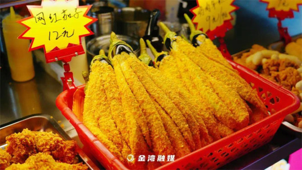 珠海科技學院南門夜市（圖片來源：珠海金灣微信公眾號）